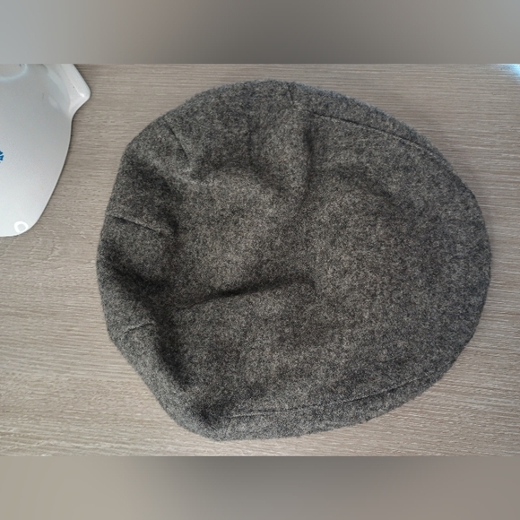 Vintage Dobbs Fifth Avenue Felted Wool Newsboy Cap Gray Mens 7 Cabbie Hat - Picture 7 of 14